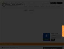 Tablet Screenshot of dpspune.com